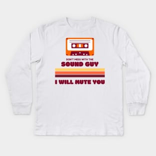 Sound Engineer Kids Long Sleeve T-Shirt